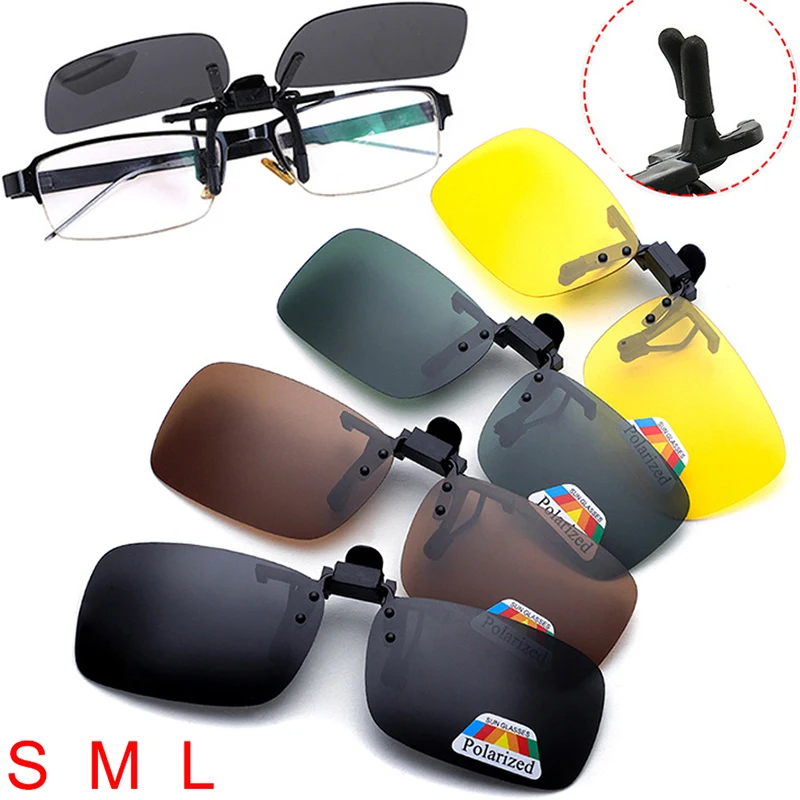 Fishing Sunglasses Polarized - Unisex Grey Lenses Polarized Sunglasses Clip