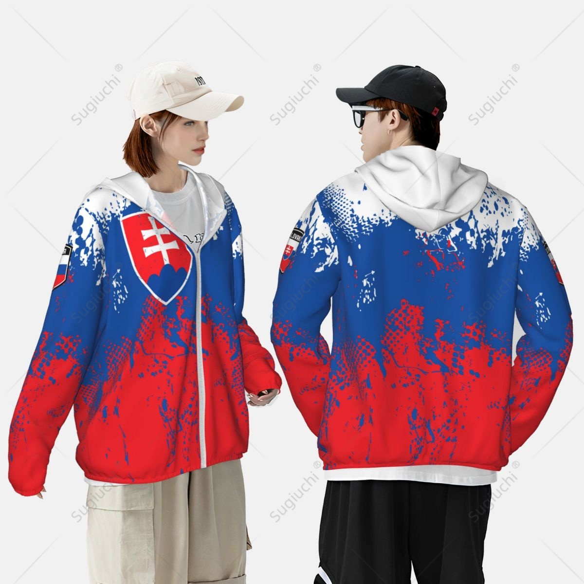 Slovakia Flag Sun Protection H - đánh giá và giá Fishing Hoodie