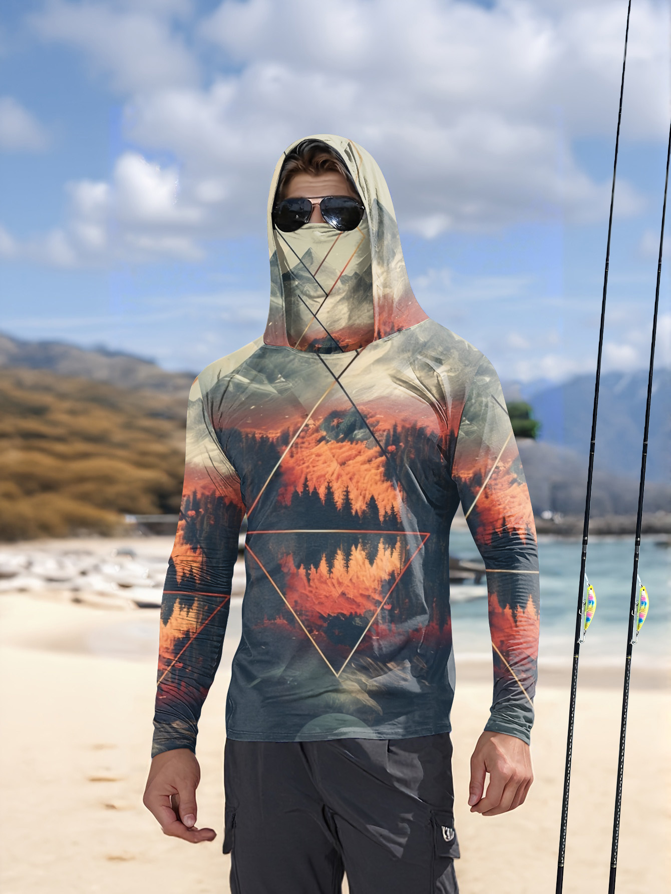 Outdoor Men's Fishing Hoodie B - đánh giá và giá Fishing Hoodie