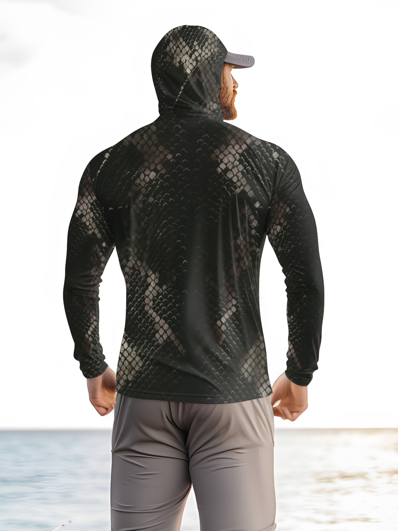 Men's Fishing Hooded Long-Slee - đánh giá và giá Fishing Hoodie