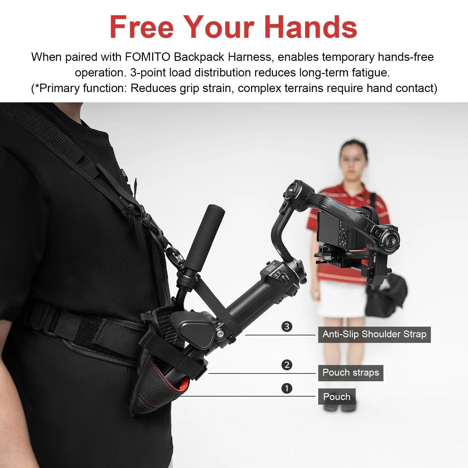 FOMITO Camera Stabilizer Shoul - đánh giá và giá Fishing Belt